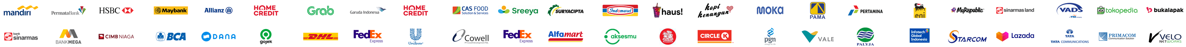 Logo partner dan supporter BRAVO 500 Summit 2026
